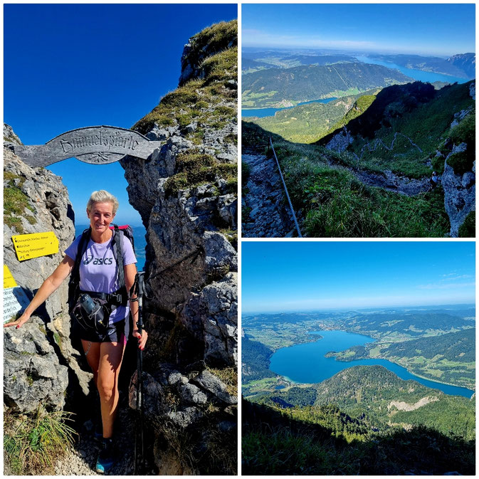  babebi-ontour.com, Hatschn&Haxln, durch ganz Österreich, Wolfgangsee, Schafberg, Schafbergbahn, Schafbergspitze, Himmelspforte, Panoramablick, Seenwanderung, Purtschellersteig, Zahnradbahn