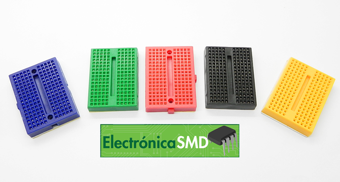 mini protoboard, breadboard guatemala, protoboard, prototipo, electronica, electronico, mini protoboard 170 puntos colores