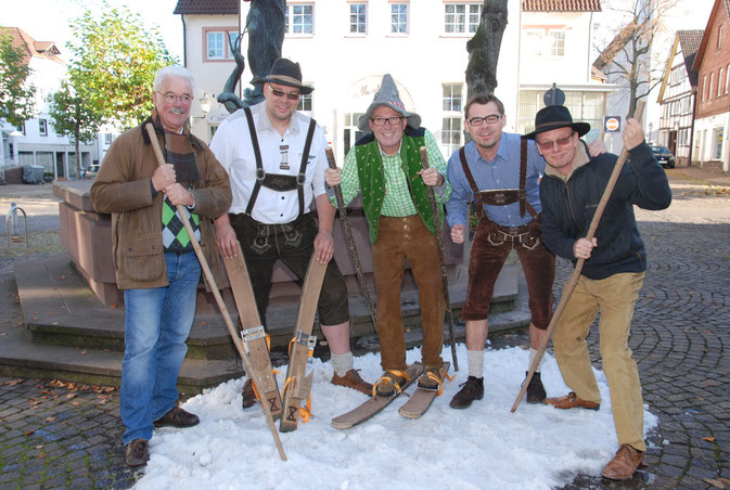 v.l. Wolfgang Schrader, Josef Bitter, Norbert Loepp, Stefan Przyjemski, Holger Kreiter