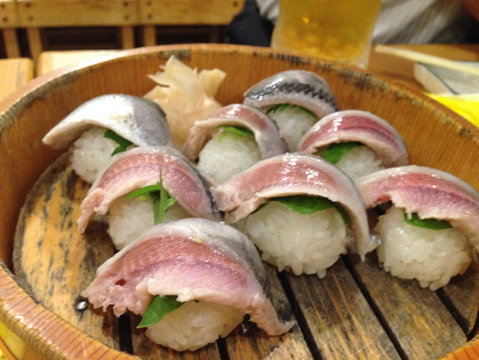 Sardine Sushi いわしの寿司