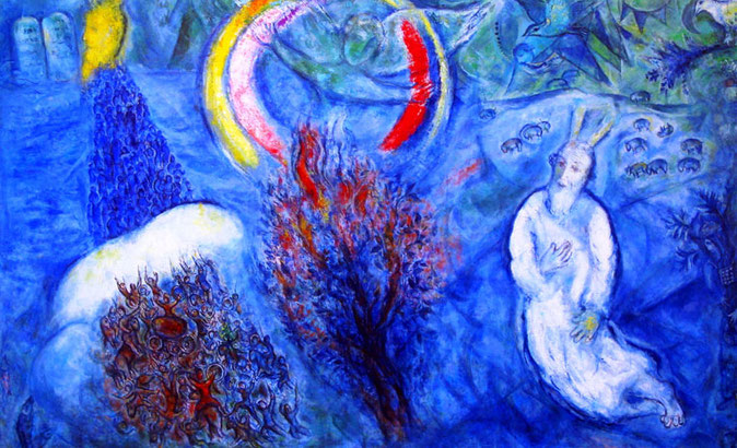 Chagall, Der brennende Dornbusch