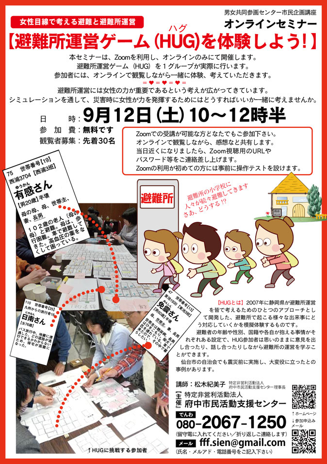 防災用 避難所運営ゲーム（HUG）