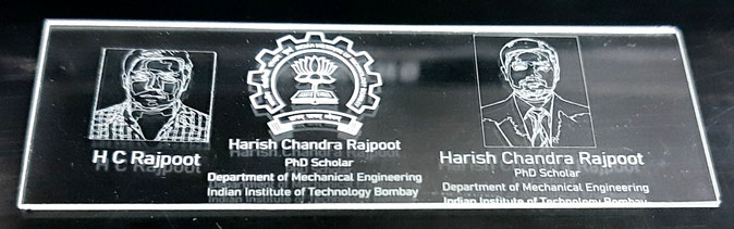 Laser engraving on glass