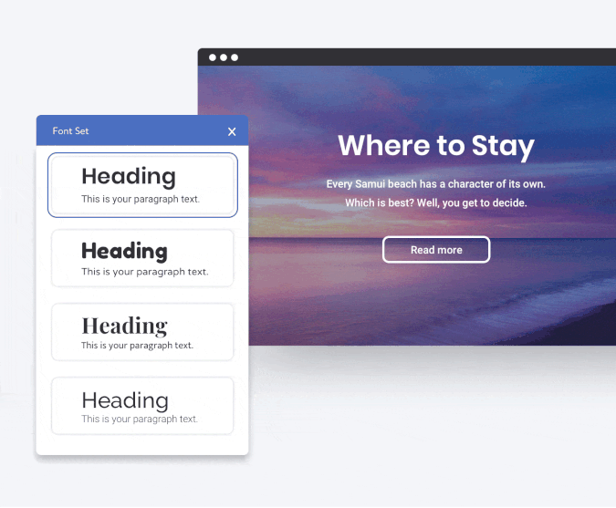 Font coordinati Dolphin