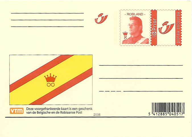 Robland VTM Rob Vanoudenhoven postcard Wijgmaal