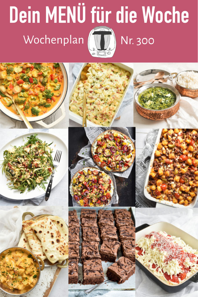 Familienküche für den Alltag mit einfachen Zutaten ist alles andere als langweilig - hier findest du wöchentliche Rezeptideen für Kartoffel-Gerichte, Nudel-Gerichte, Reis-Gerichte, Kuchen-Rezepte, Dessert-Rezepte etc. Wochenplan Nummer 300 