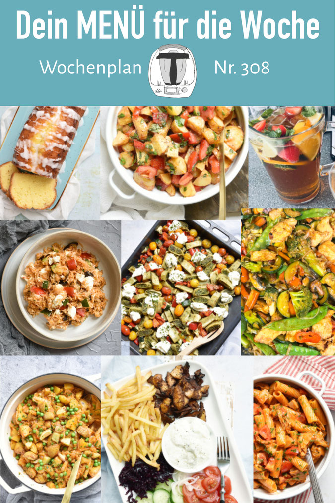 Der Wochenplan für sommerliche Tage mit leckeren Gerichten, die einfach und schnell zu machen sind, Essensplan, Food Inspiration, 10 leckere Rezepte, vegetarisch vegan mit Fleisch alles machbar Nr 308