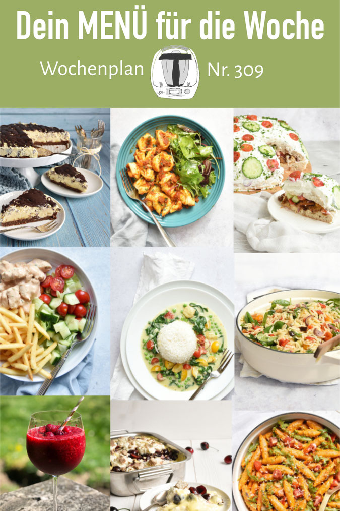 Der Wochenplan für sommerliche Tage mit leckeren Gerichten, die einfach und schnell zu machen sind, Essensplan, Food Inspiration, 10 leckere Rezepte, vegetarisch vegan mit Fleisch alles machbar Nr 309