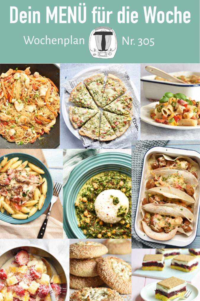 Familienküche für den Alltag mit einfachen Zutaten ist alles andere als langweilig - hier findest du wöchentliche Rezeptideen für Kartoffel-Gerichte, Nudel-Gerichte, Reis-Gerichte, Kuchen-Rezepte, Dessert-Rezepte etc. Wochenplan Nummer 305