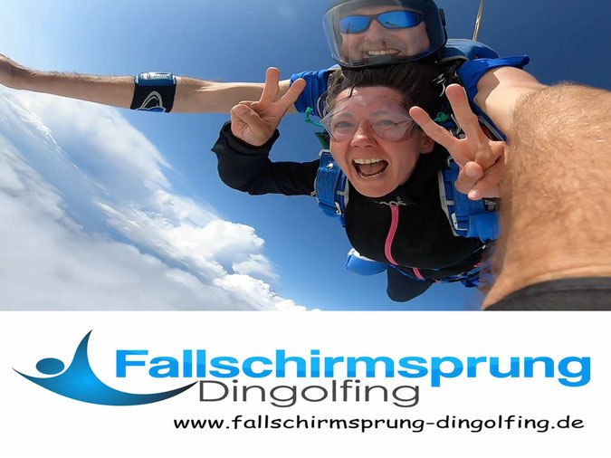 Fallschirmspringen München mit Tandemfun - Edi Engl - Tandemsprung Dingolfing Geschenk Gutschein