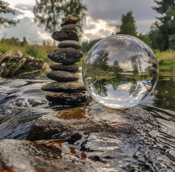 Beas Augenblicke, Glaskugelfotografie 