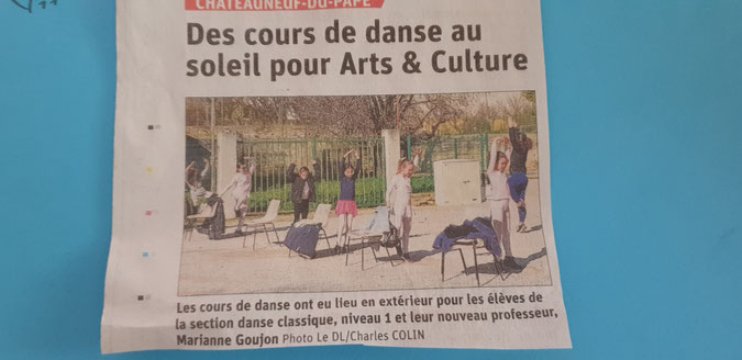 danse chateauneuf du pape vaucluse arts et culture