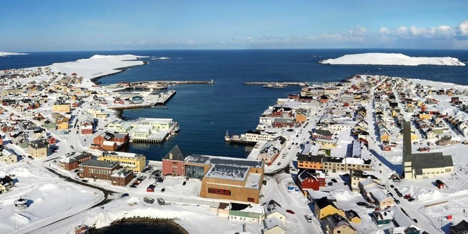 La isla de Vardø, Noruega, en la actualidad