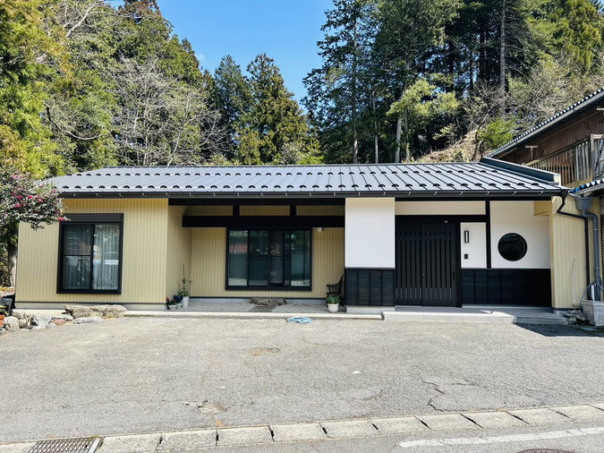 古民家再生　減築　平屋