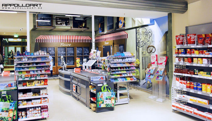Graffitischutz Supermarkt