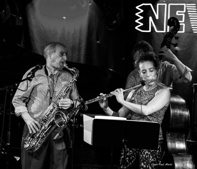 André Villégier et Ludivine Issambourg . Bel hommage à Benny Golson. New Morning, Paris. June 2025