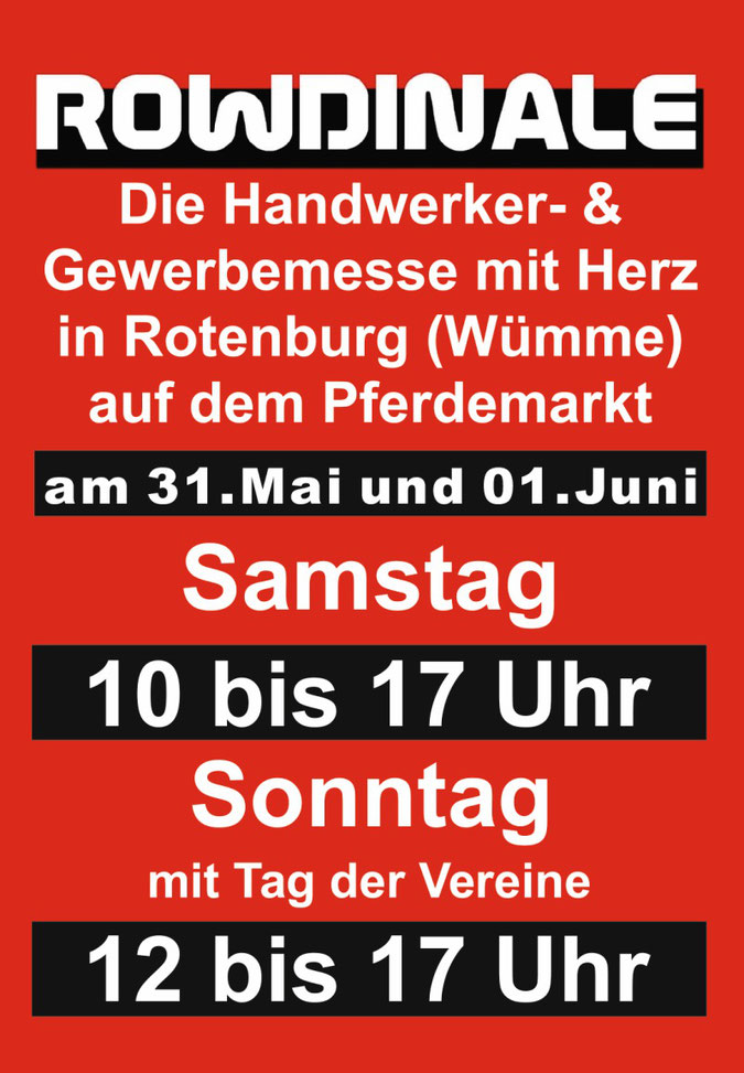 Rowdinale Veranstaltung ROW Termin