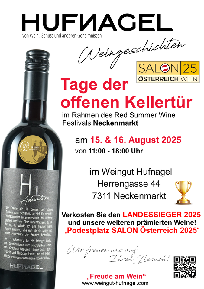Weingut Hufnagel Neckenmarkt Tag der offenen Kellertür