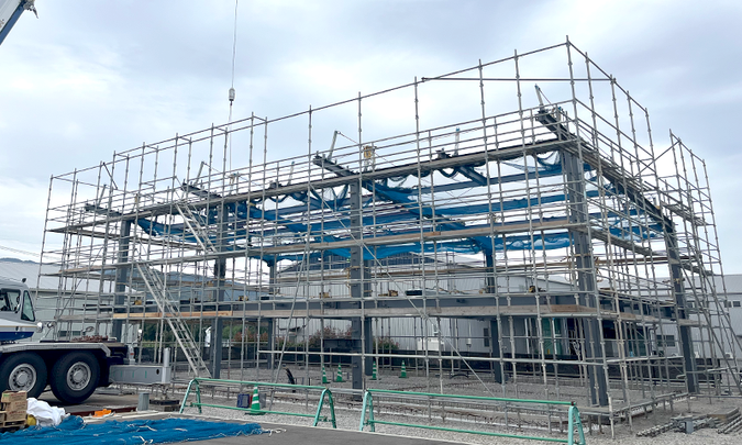 工場の鉄骨製作について