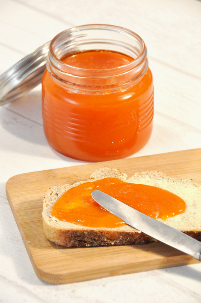 Karotten Marmelade süß, zum Frühstück, lecker, Thermomix