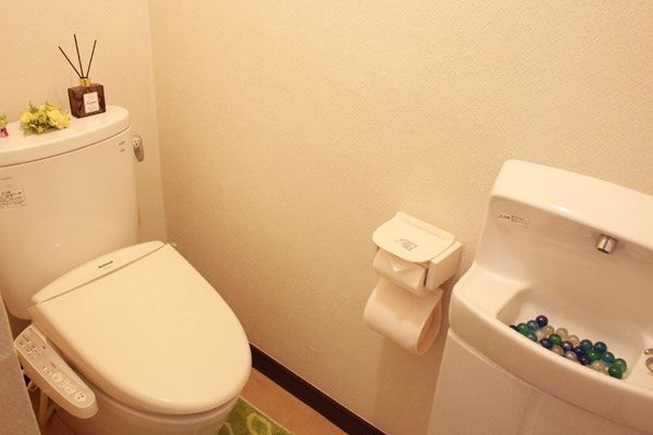 気持ちよくお使いいただけるよう、いつも清潔を心がけています。