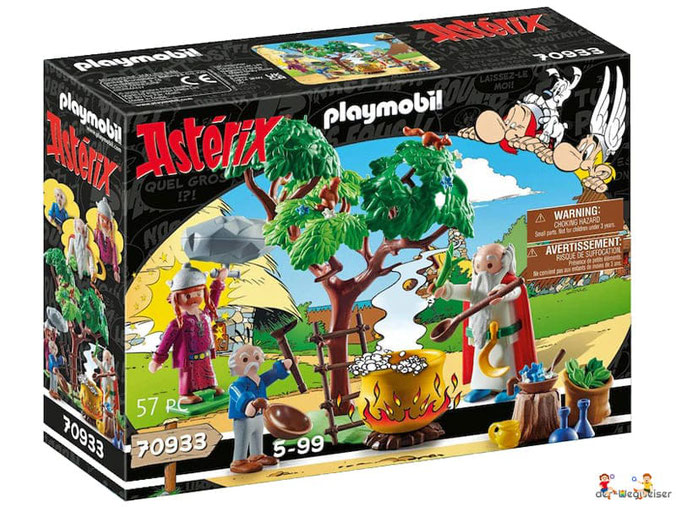 Bei der Bestellung im Onlineshop der-Wegweiser erhalten Sie das Playmobil Paket 70933 "Playmobil Asterix Miraculix mit Zaubertrank".