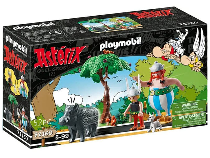 Bei der Bestellung im Onlineshop der-Wegweiser erhalten Sie das Playmobil Paket 71160 "Playmobil Asterix Wildschweinjagd".