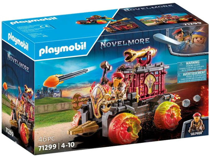 Bei der Bestellung im Onlineshop der-Wegweiser erhalten Sie das Playmobil Paket 71299 "Playmobil Novelmore Feuerkampfwagen".