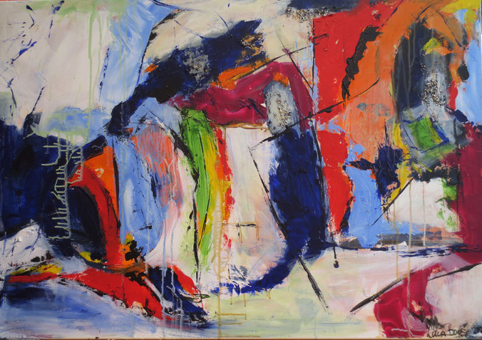 "Die Seele tanken "  Acryl auf Leinwand , BNr. 326 , in Privatbesitz