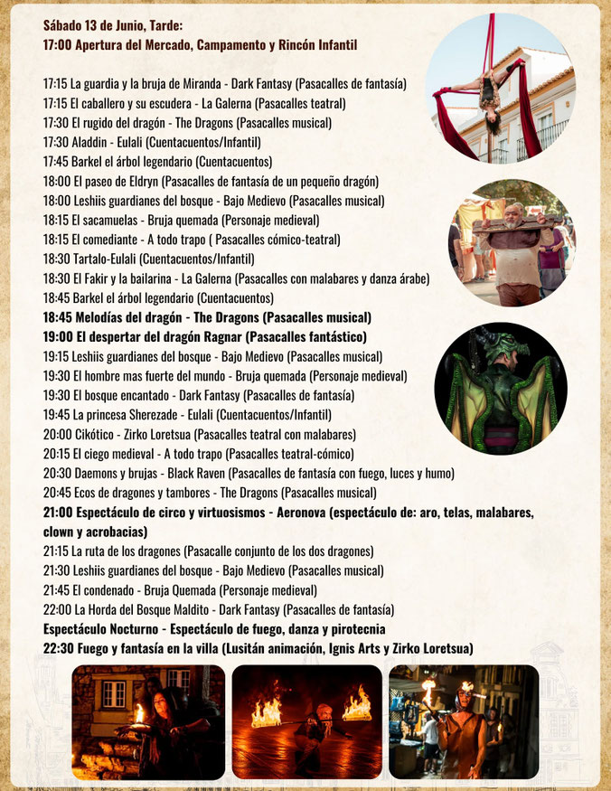 Programa del Mercado Medieval de Miranda de Ebro