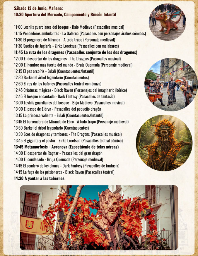 Programa del Mercado Medieval de Miranda de Ebro