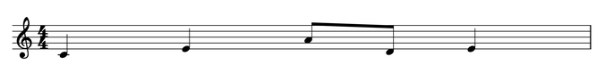 Einfache Melodie für Glockenspiel mit Kindern