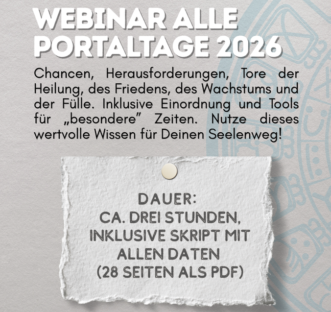 Webinar alle Portaltage 2026