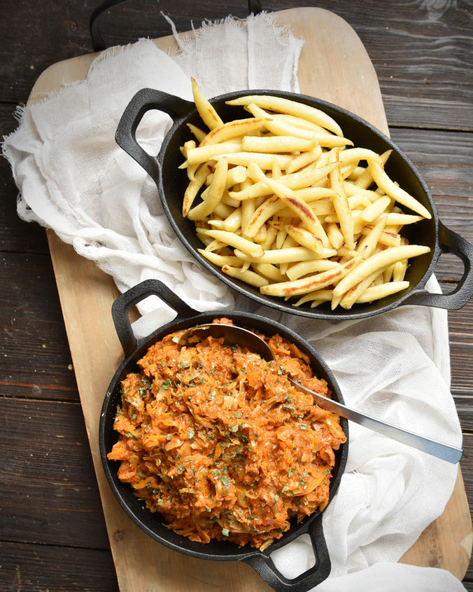 Jägerkraut mit Schupfnudeln Thermomix, Spitzkohl mit Hackfleisch