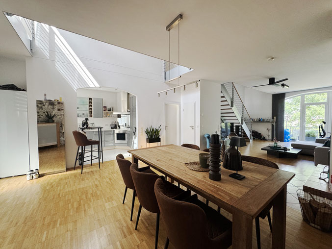 gro0er Wohnraum im Loft