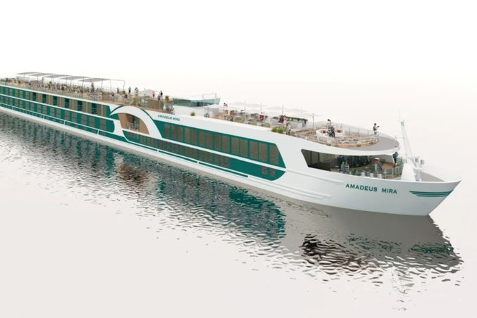 Flussschiff AMADEUS Mira Visualisierung