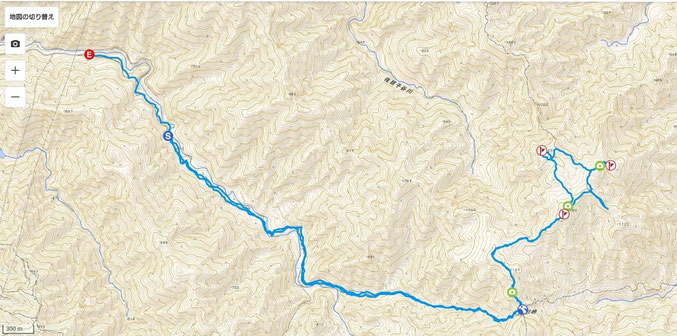 鈴鹿イブネ　ルート図