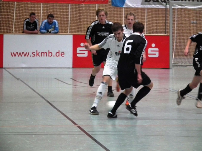Basti Kraus in der Partie FSV- Schröck I gegen FSV- Schröck II