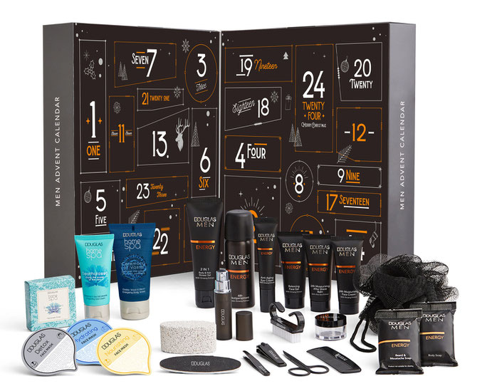 Douglas Adventkalender für Männer mit 24 Türchen