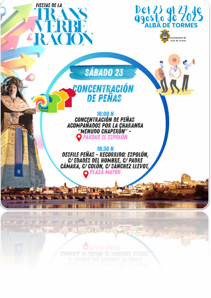 Programa de las Fiestas de la Transverberacion en Alba de Tormes y Mercado Medieval
