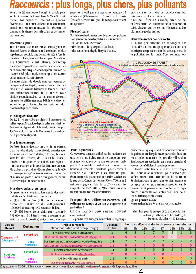 Page 4 de la Gazette n°105
