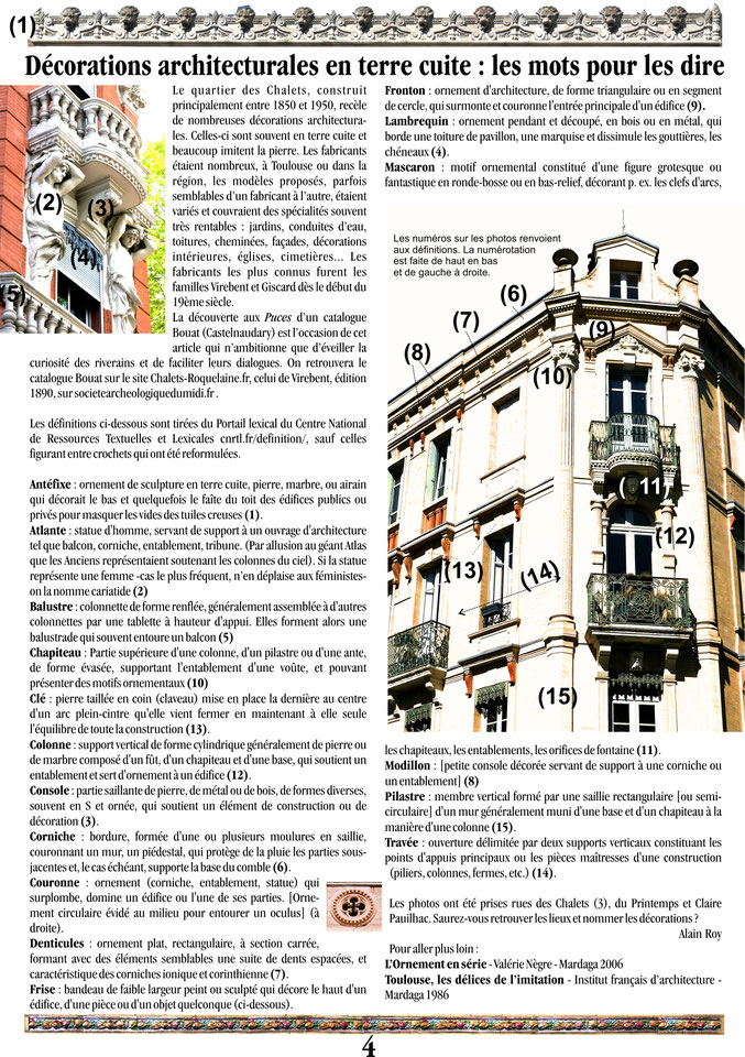 Extrait de la Gazette des Chalets n°91 - page 4