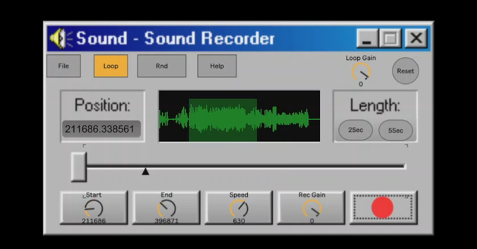 Windows 98 Sound Recorder Clone Ableton Looper