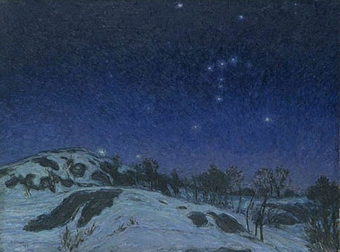 Karl Nordström, Nuit d'hiver