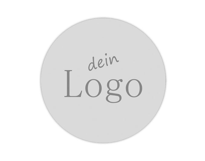 Handmadeaufkleber - personalisierbar mit deinem Logo 