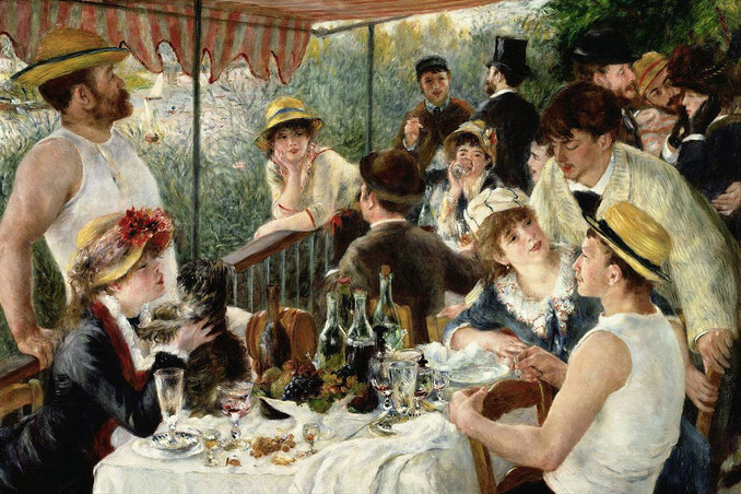 Le déjeuner des canotiers (Luncheon of the Boating Party) (1881) Pierre-Auguste Renoir