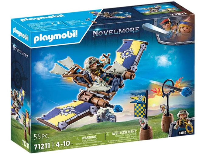 Bei der Bestellung im Onlineshop der-Wegweiser erhalten Sie das Playmobil Paket 71211 "Playmobil Novelmore Darios Fluggleiter".
