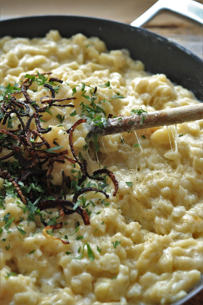 Käsespätzle - food-stories/ein vegetarischer Foodblog