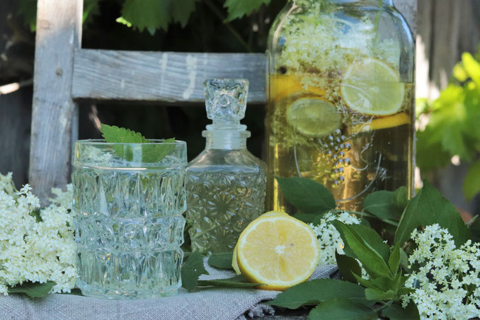 Holunderblütensirup