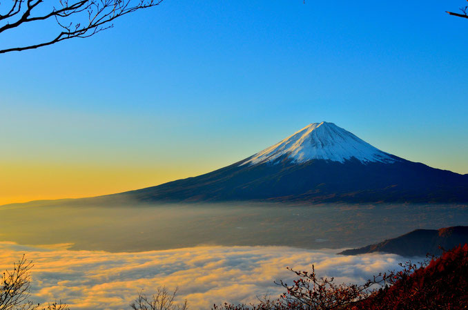 Mount Fuji. Der wohl berühmteste Berg in Japan.